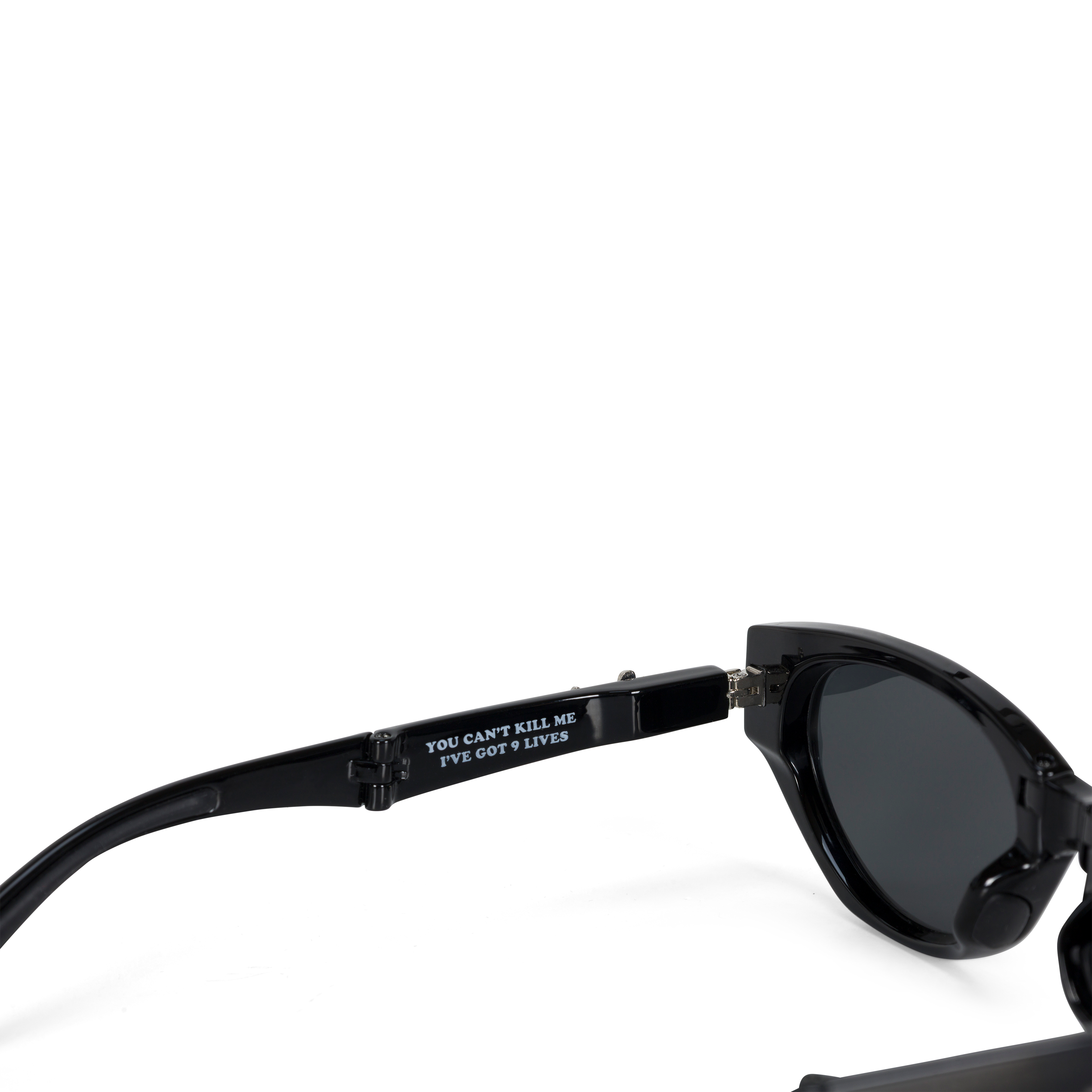 Castanza Folding Sunglasses (Black)