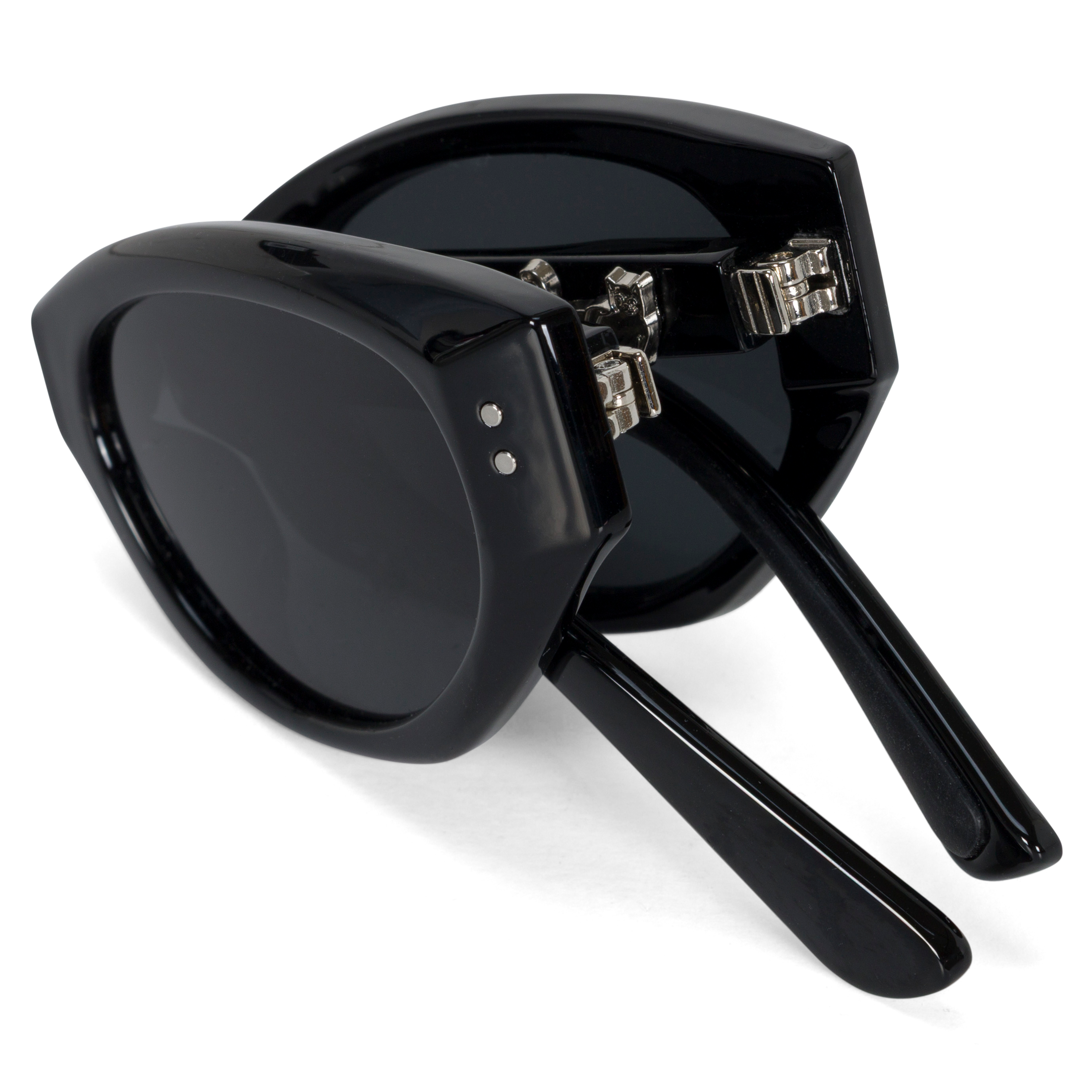 Castanza Folding Sunglasses (Black)
