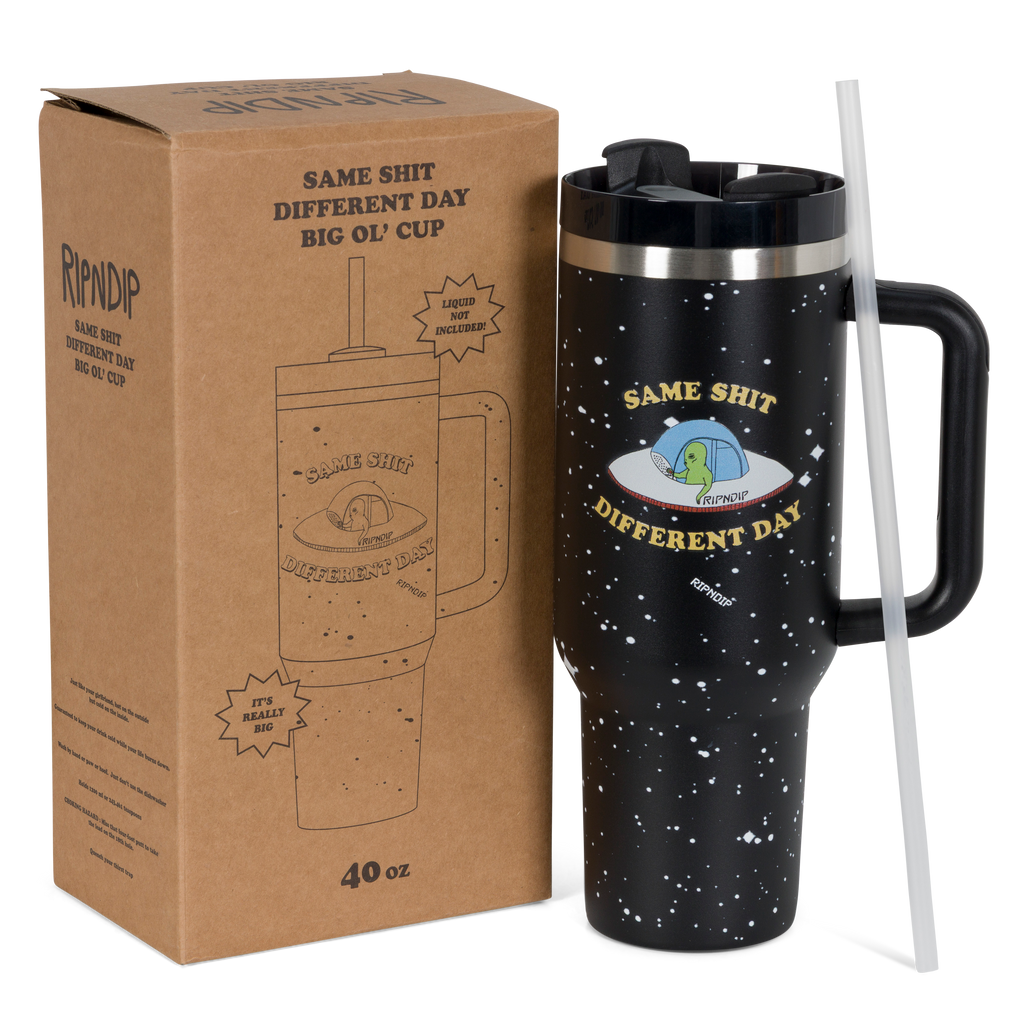 Same Shit Different Day Big Ol Cup Tumbler (Black)