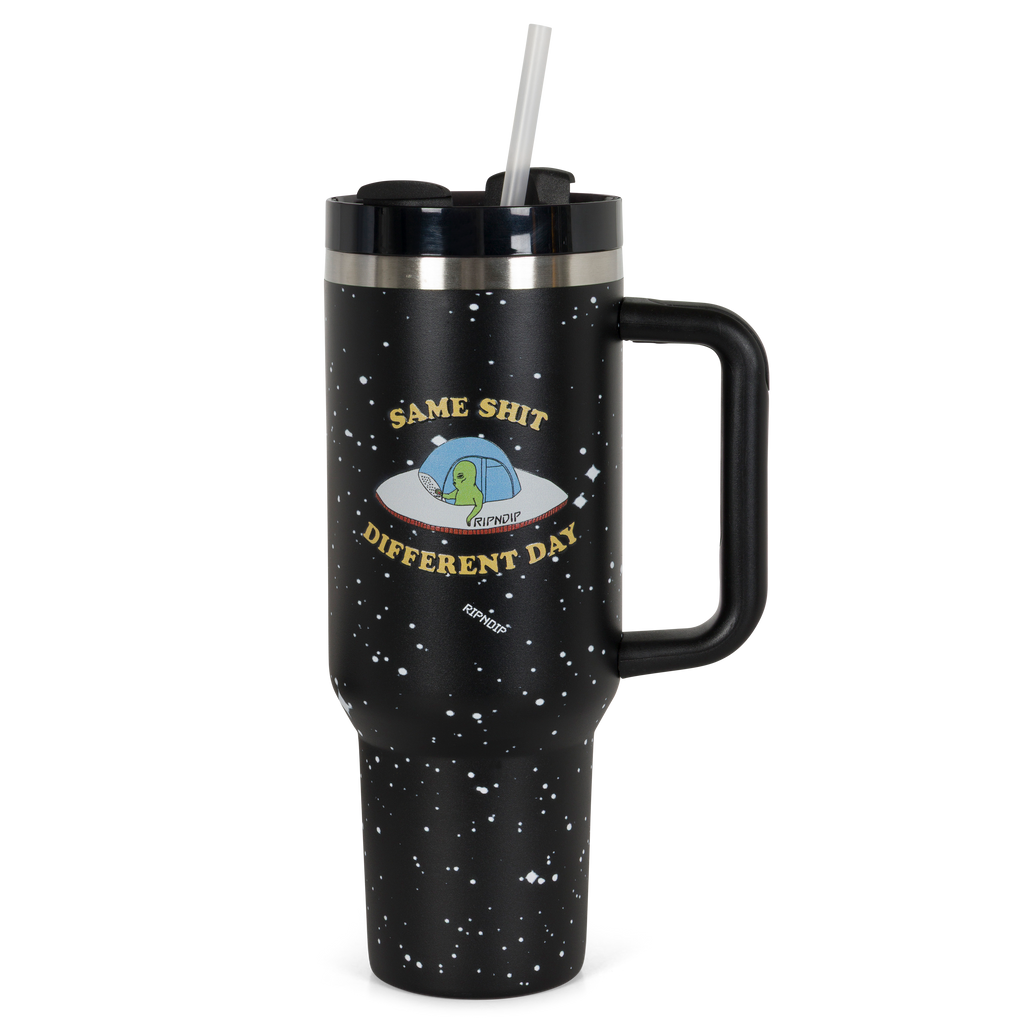 Same Shit Different Day Big Ol Cup Tumbler (Black)