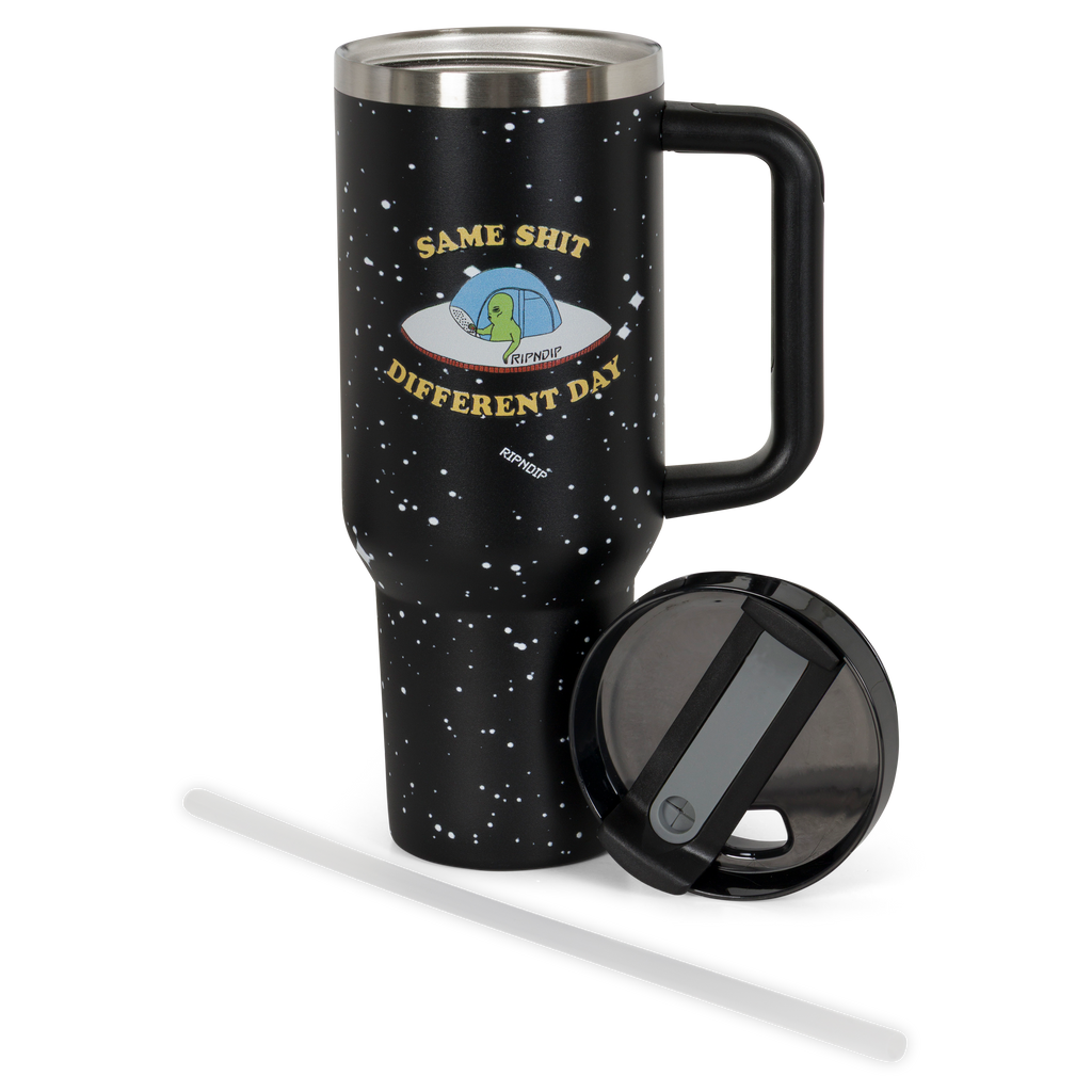 Same Shit Different Day Big Ol Cup Tumbler (Black)