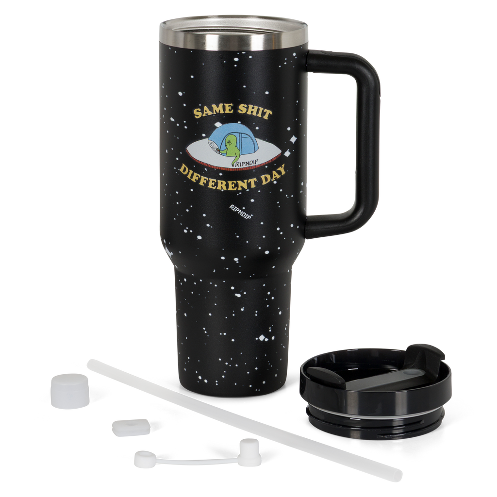 Same Shit Different Day Big Ol Cup Tumbler (Black)