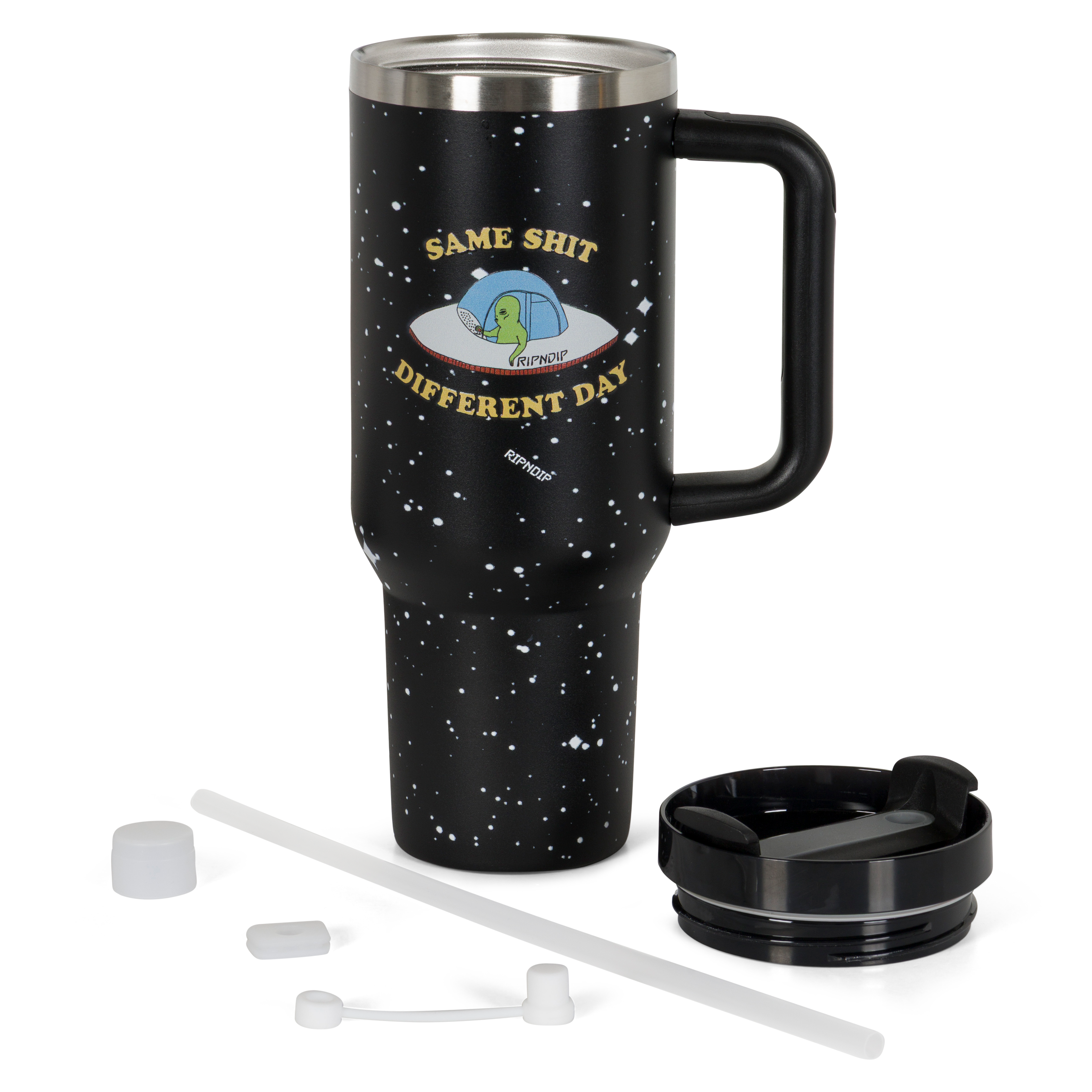 Same Shit Different Day Big Ol Cup Tumbler (Black)