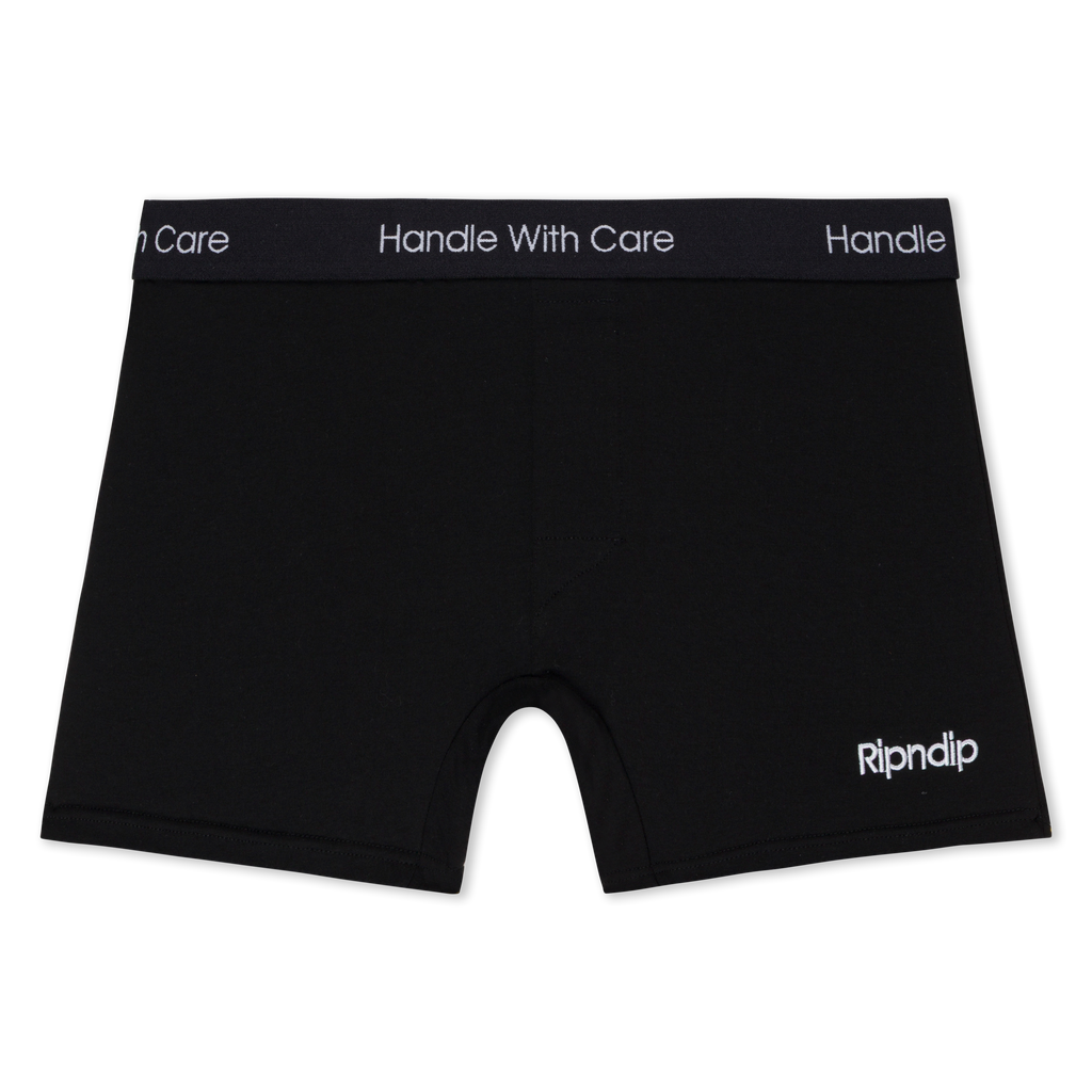 Handle With Care Boxers (Black)