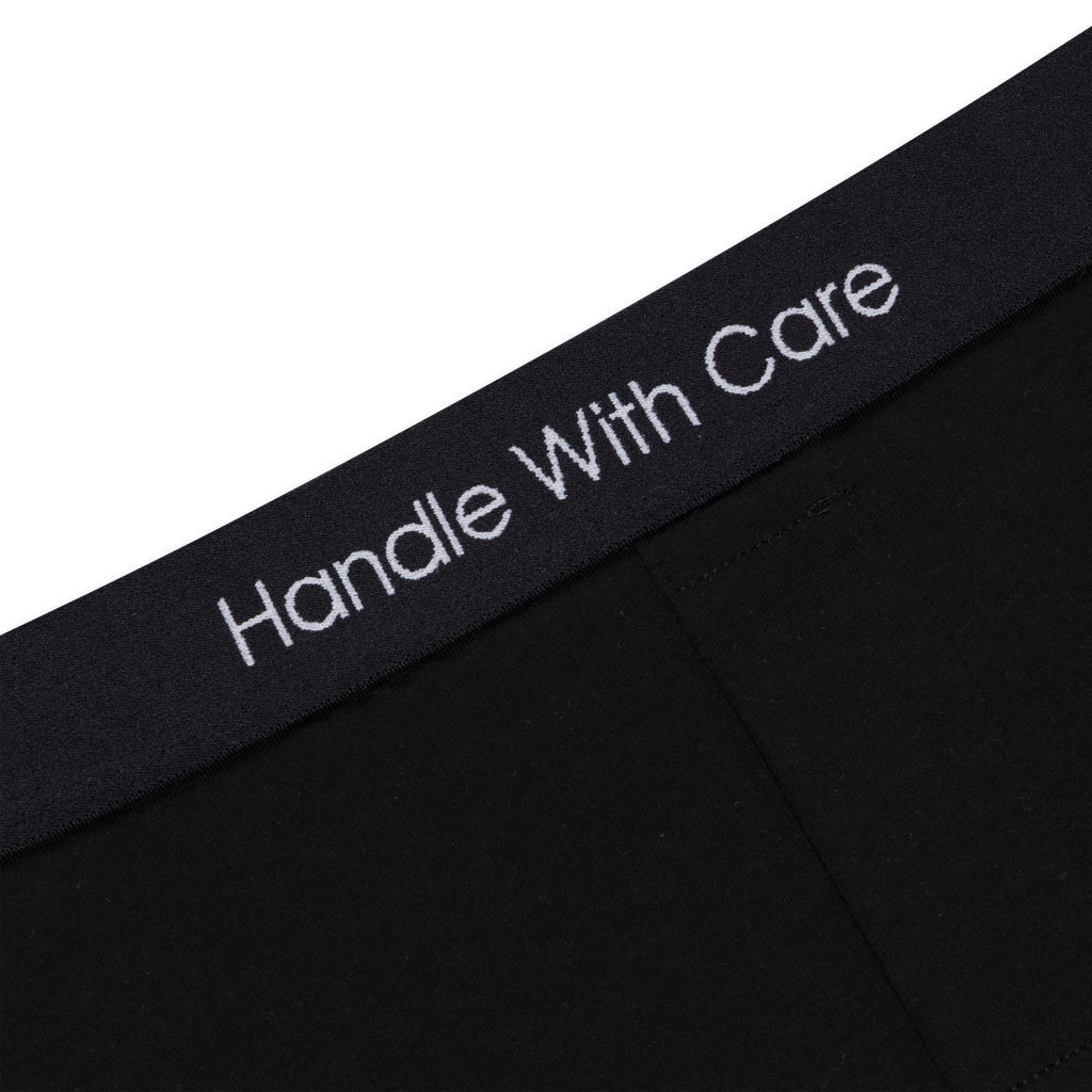 Handle With Care Boxers (Black)
