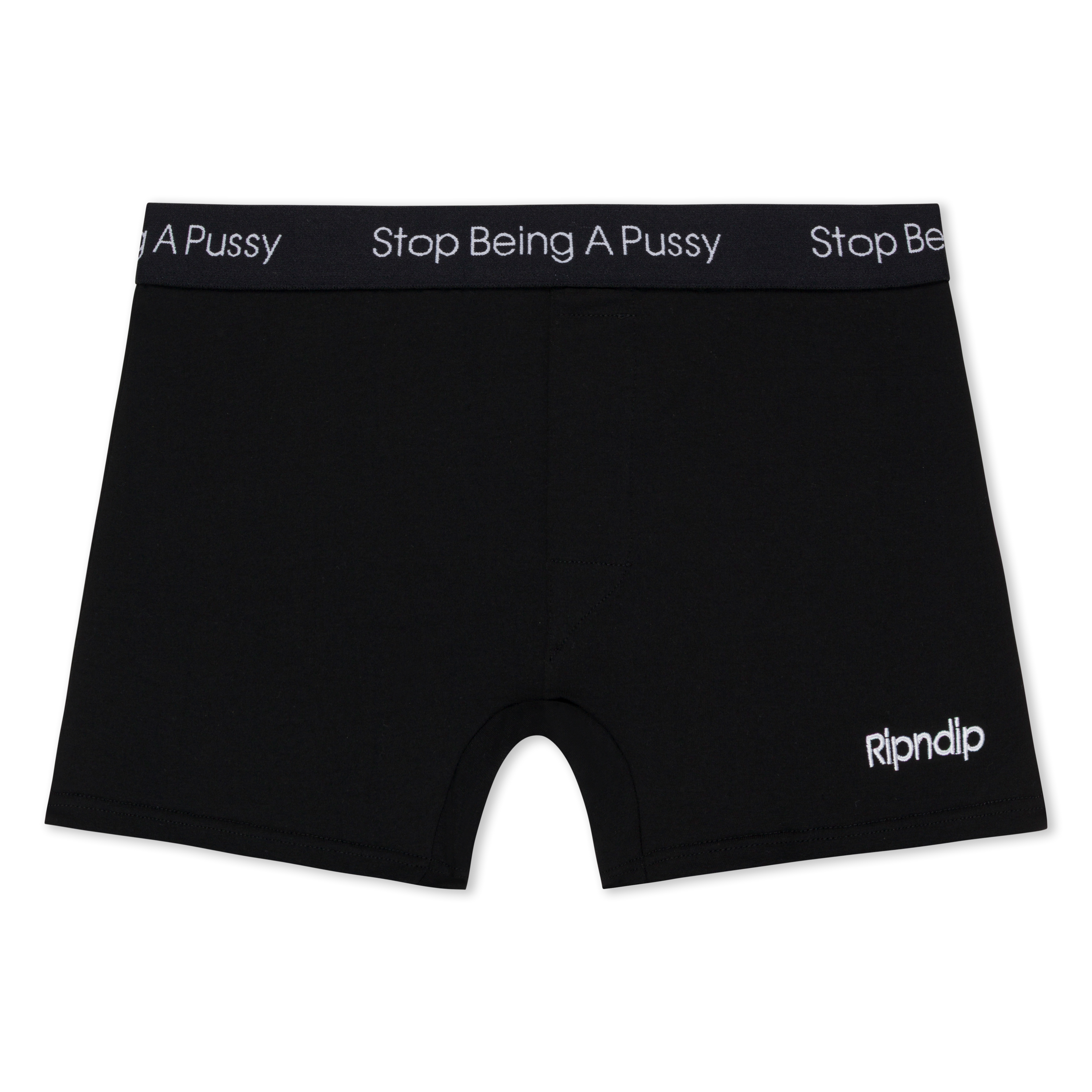 Stop Being A Pussy Boxers (Black)