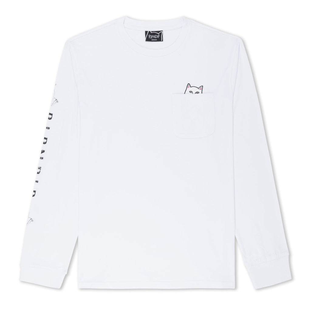 Lord Nermal L/S Pocket Tee (White)