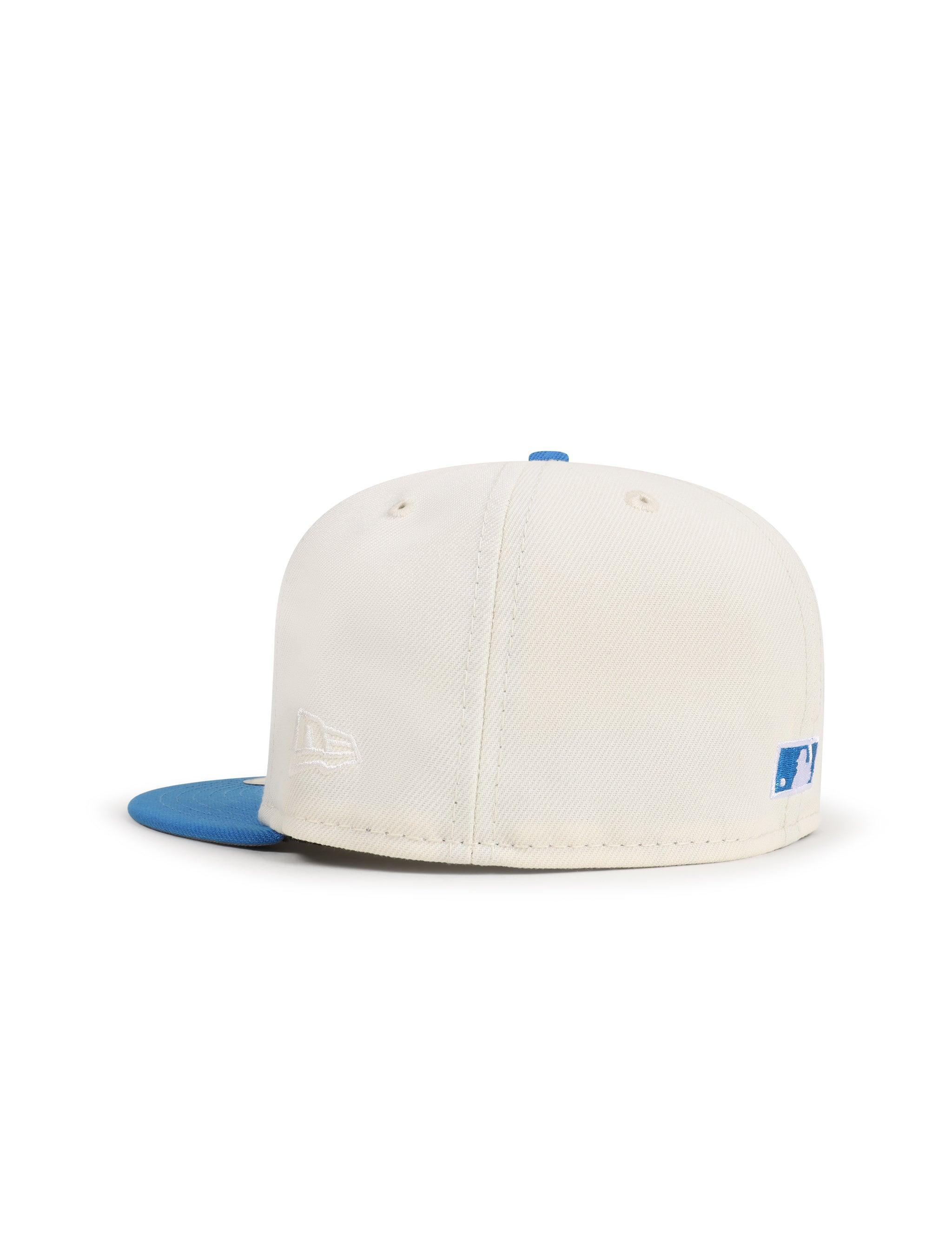 Casquette New Era 5950 Dodgers 40e anniversaire - Chrome/Bleu Sud-ouest