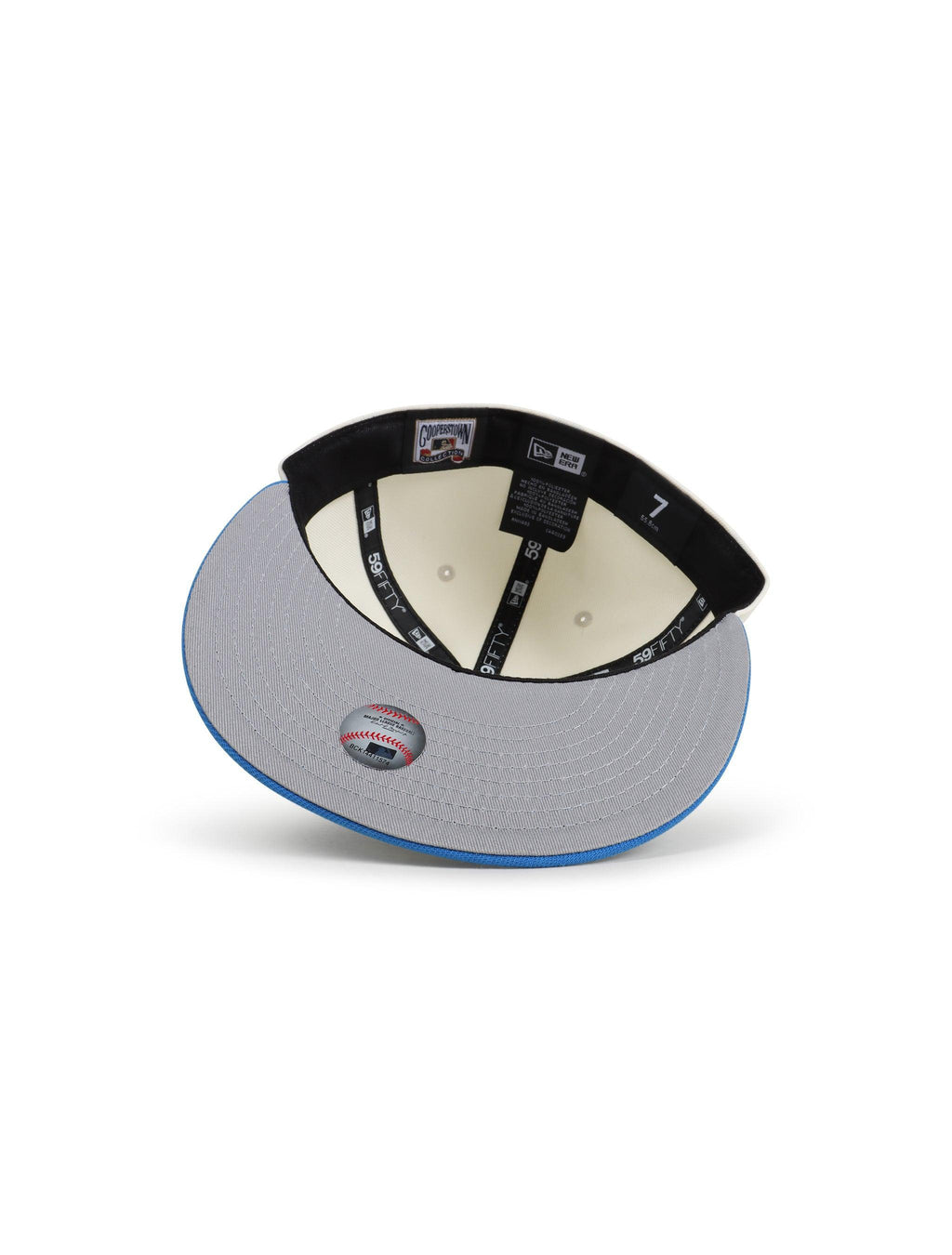Casquette New Era 5950 Dodgers 40e anniversaire - Chrome/Bleu Sud-ouest