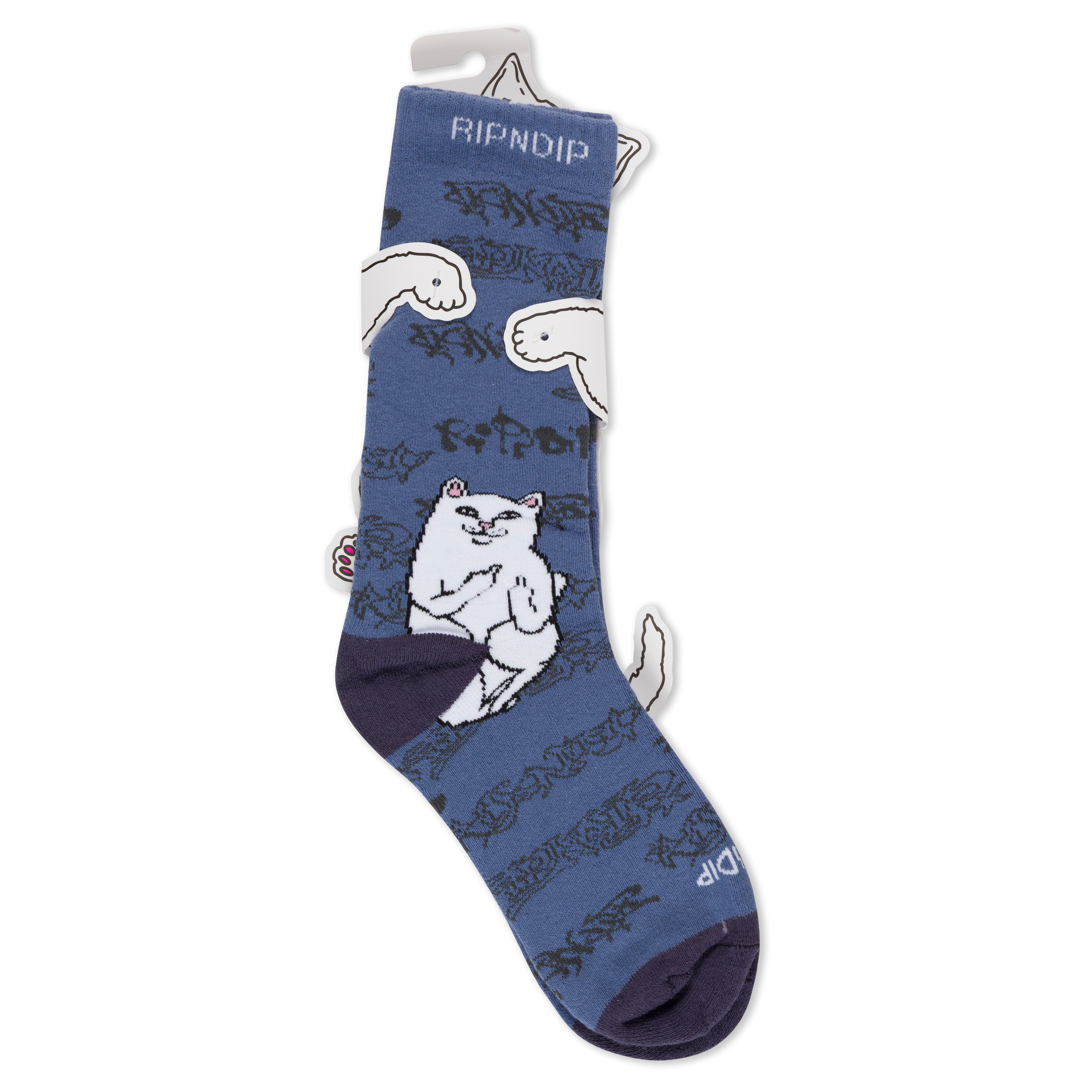 Lord Nermal Ghost Socks (Slate)