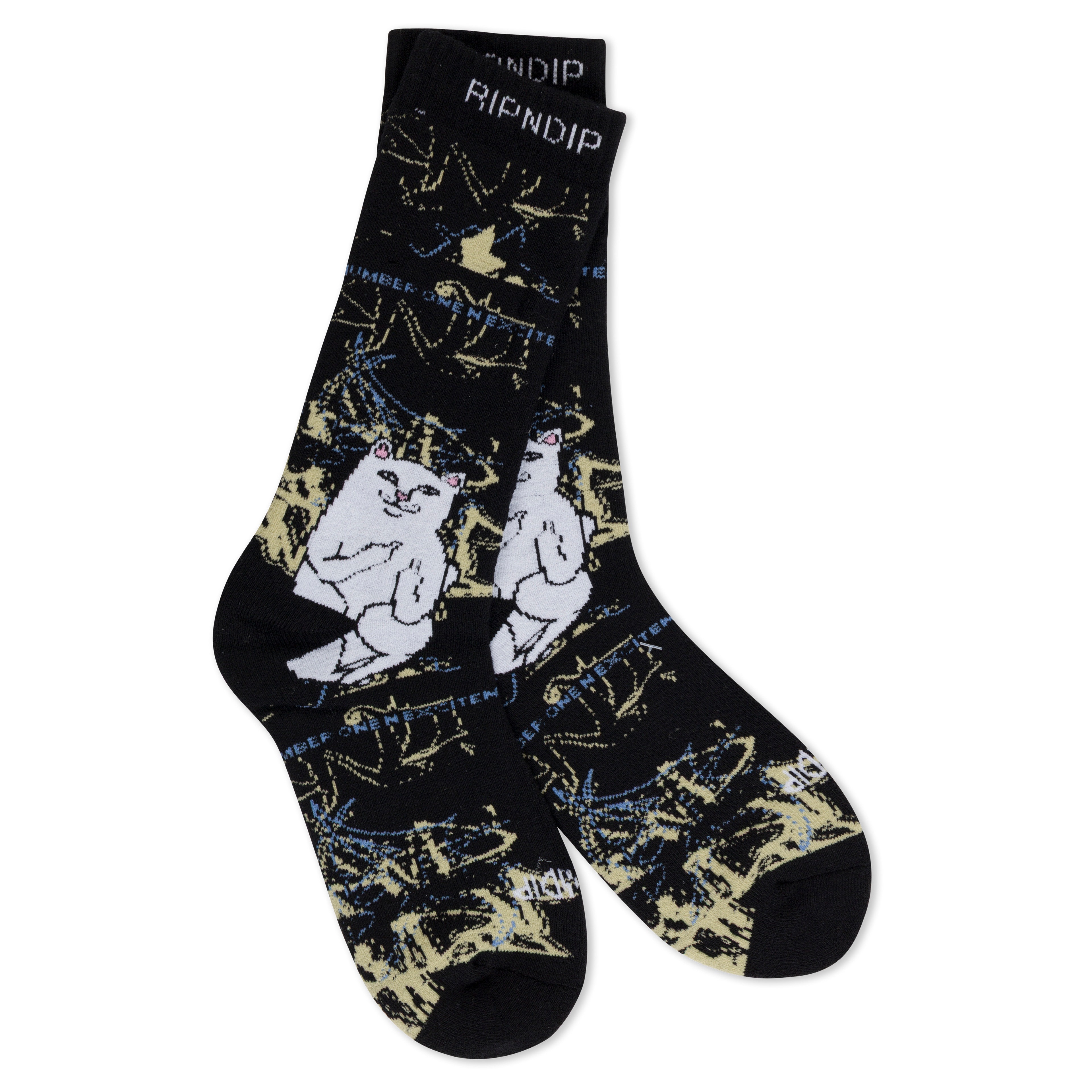 Lord Nermal Madness Socks (Black)
