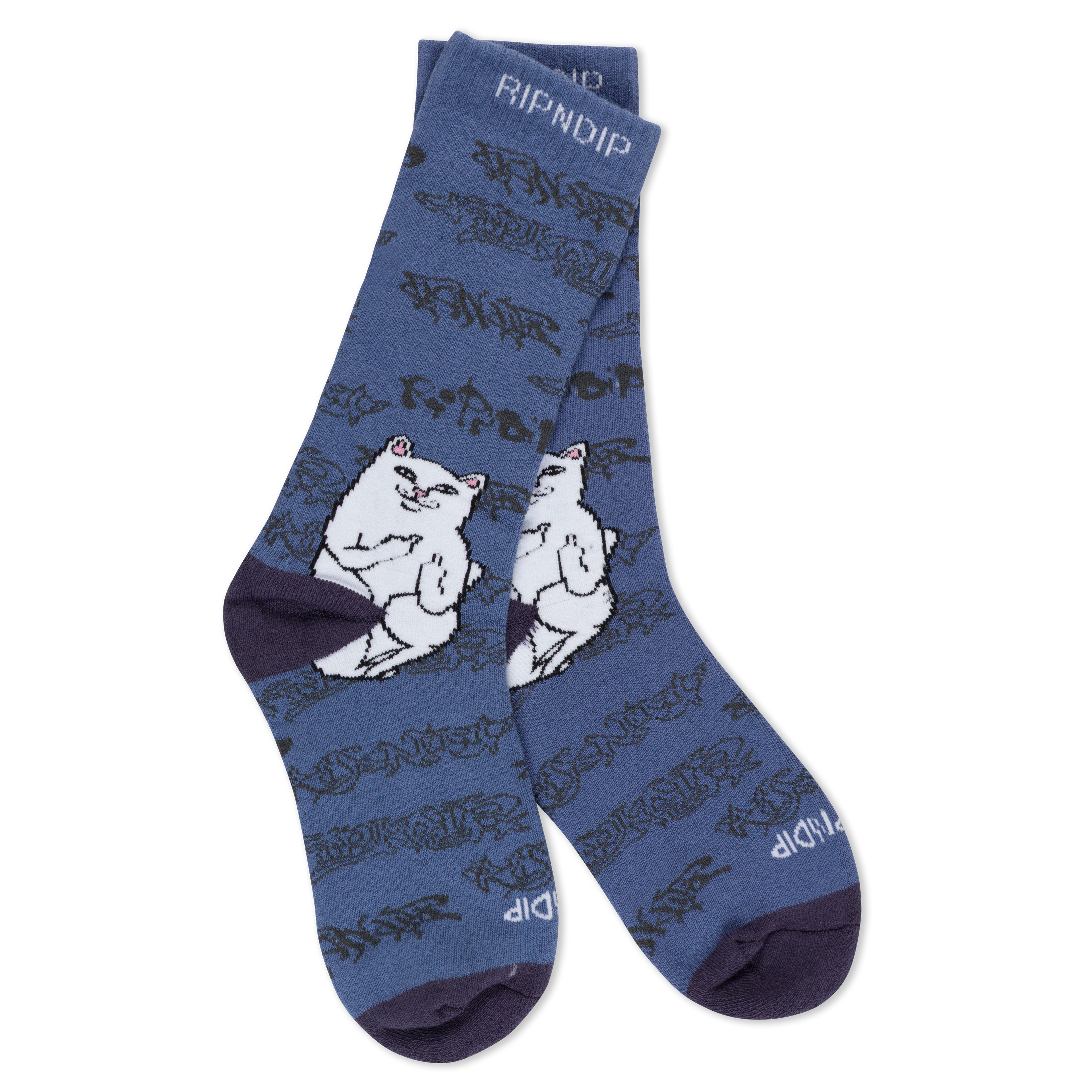 Lord Nermal Ghost Socks (Slate)