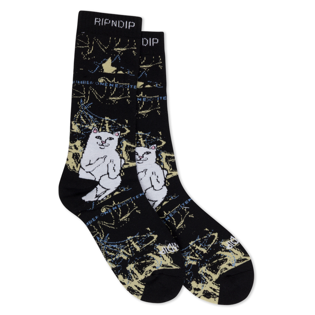 Lord Nermal Madness Socks (Black)