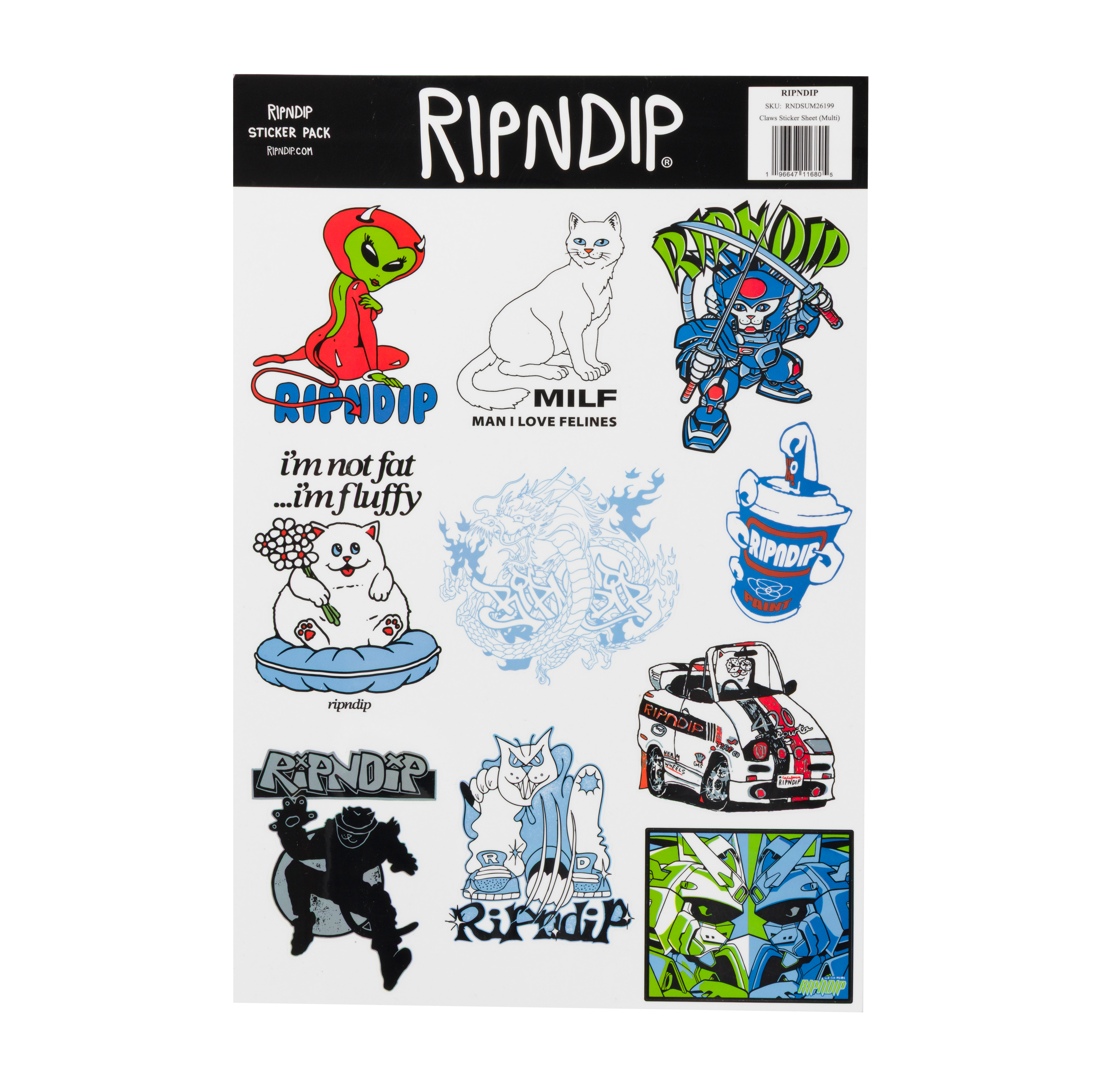 Claws Sticker Sheet (Multi)