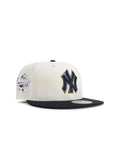 Casquette New Era 5950 New York Yankees World Series Patch - Chrome/Marine