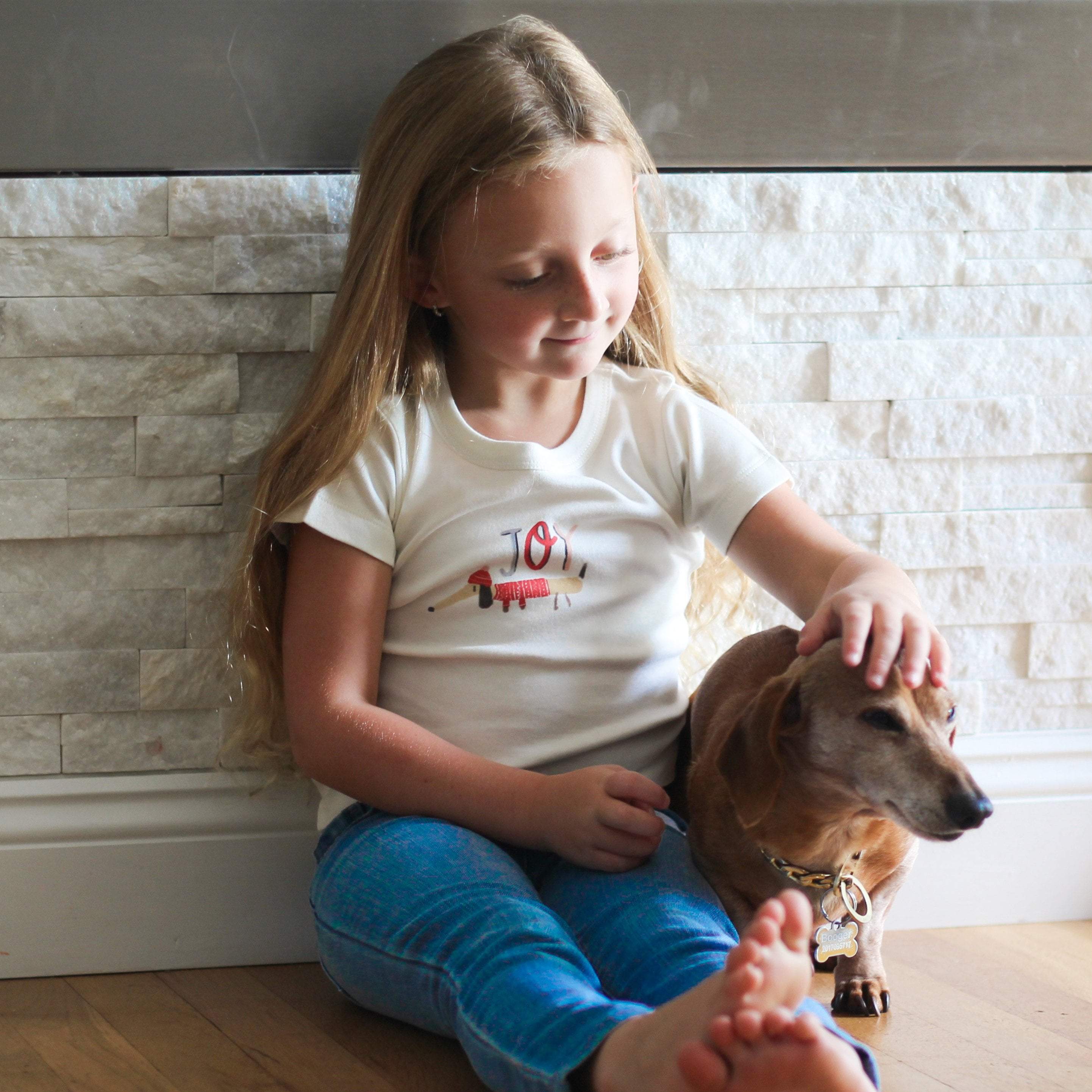 t-shirt imprimé | joie chien