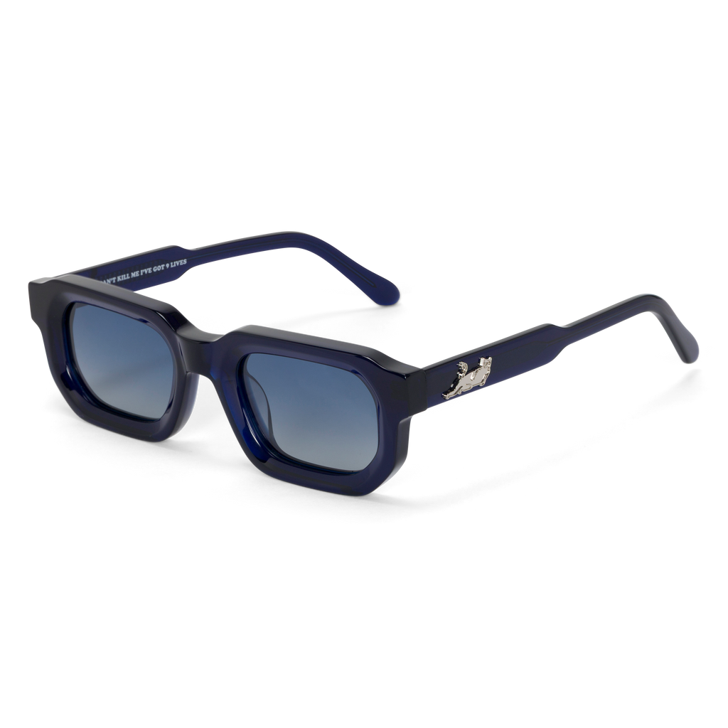 Castanza Sunglasses (Navy / Light Blue)