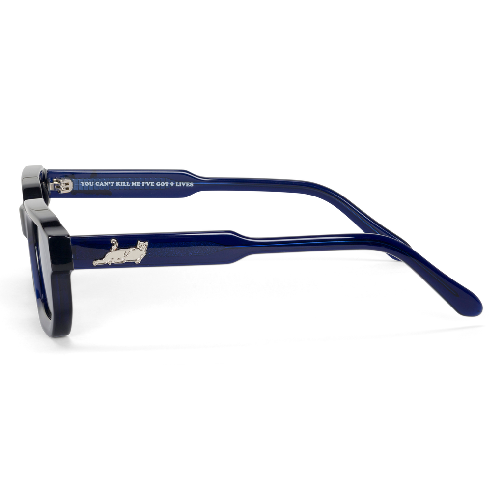 Castanza Sunglasses (Navy / Light Blue)