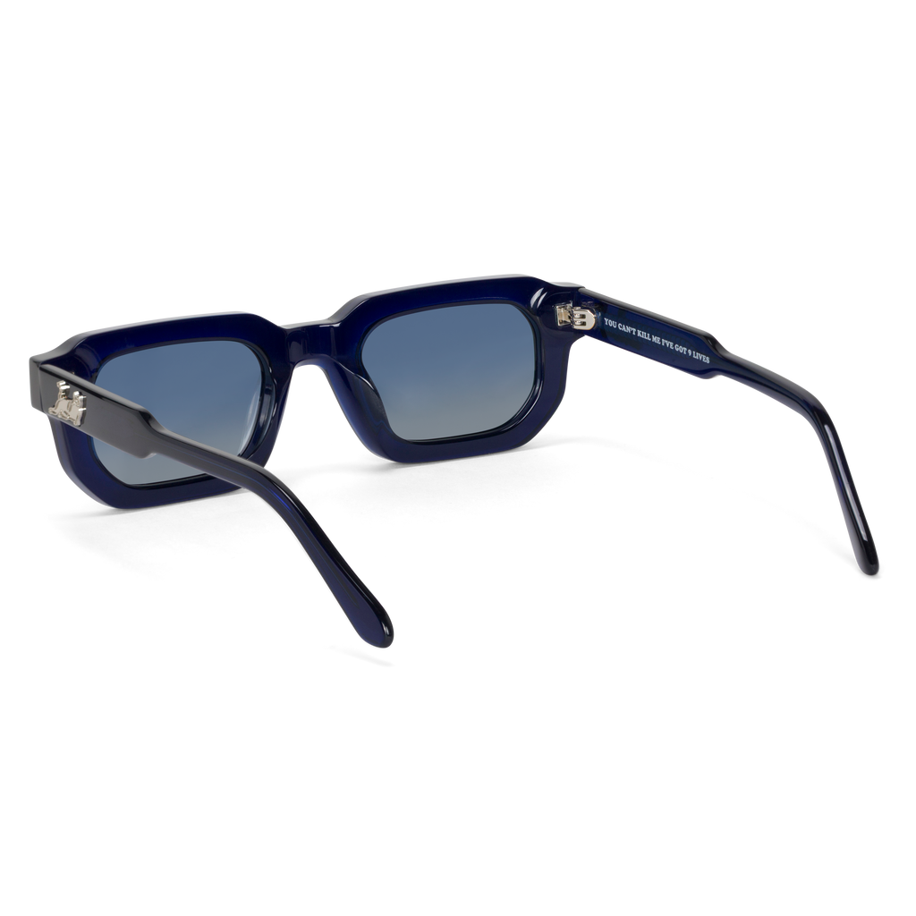 Castanza Sunglasses (Navy / Light Blue)