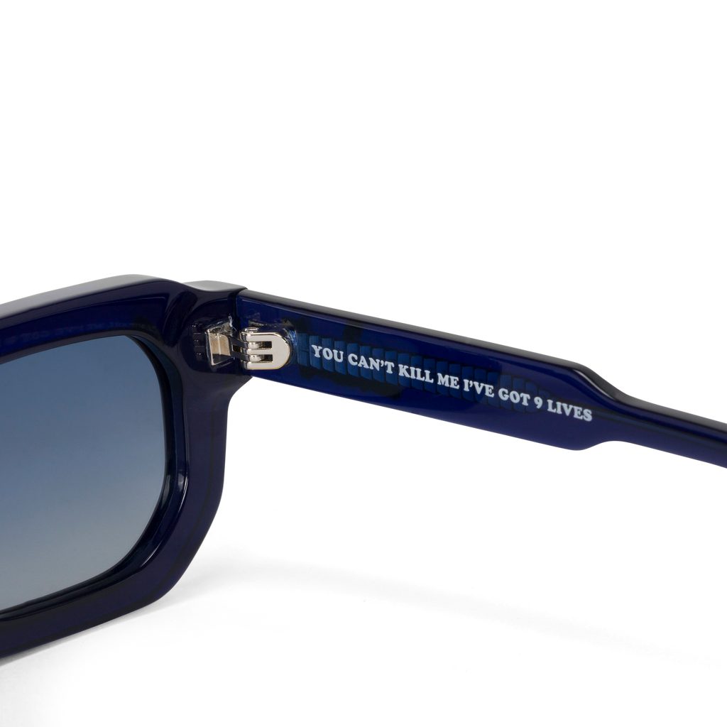 Castanza Sunglasses (Navy / Light Blue)