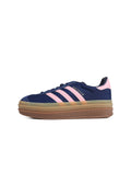 Adidas Gazelle Bold Femme - Bleu Foncé/Rose