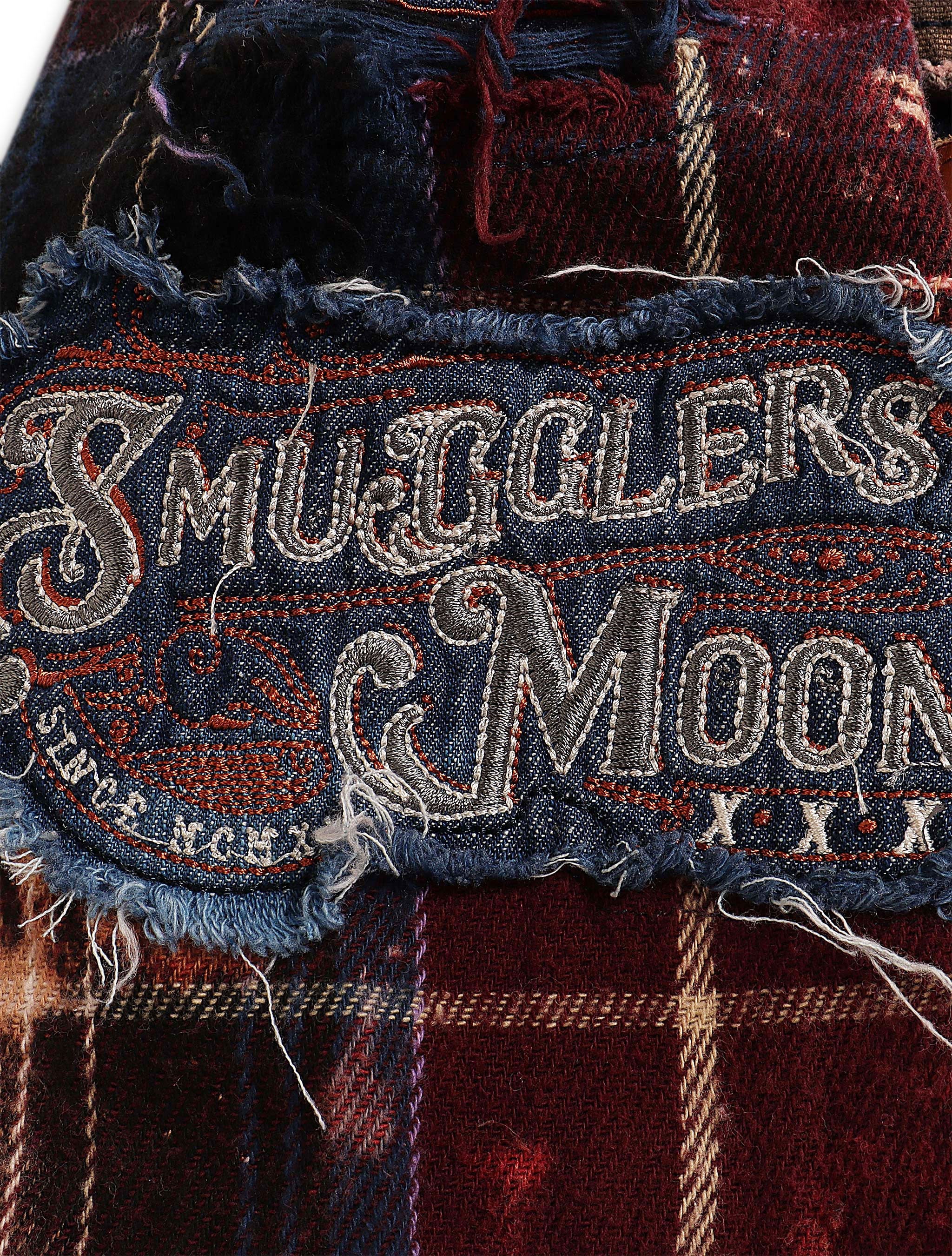 Haut tissé boutonné Smugglers Moon - Carreaux délavés
