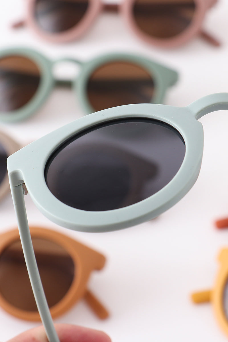 Lunettes de soleil rondes rétro UV400 pour adulte