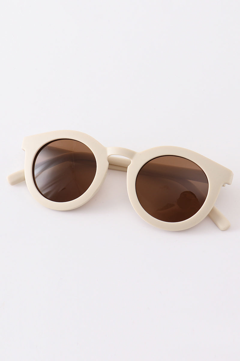 Lunettes de soleil rondes rétro UV400 pour adulte