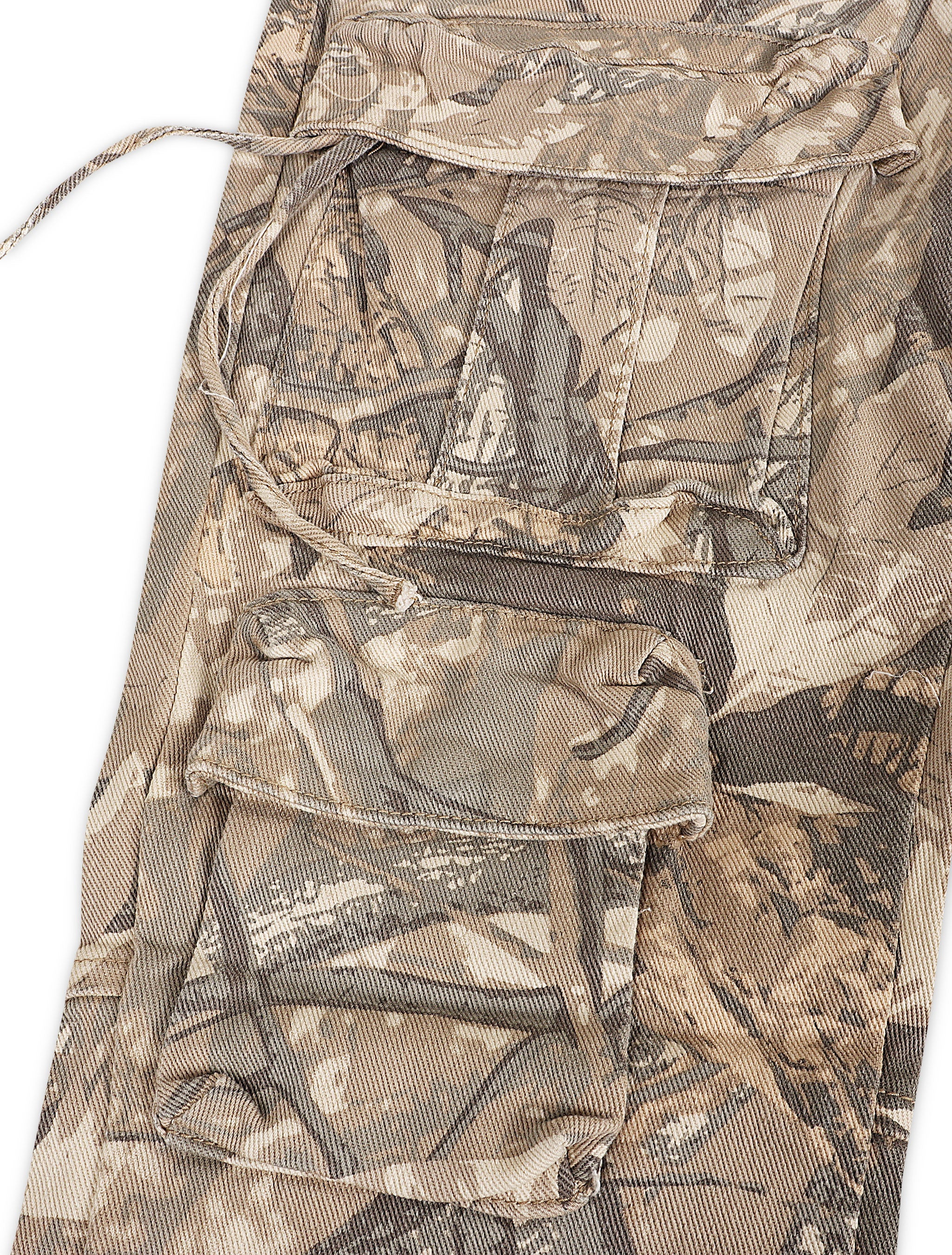 Jean multi-poches slim Smoke Rise - Camouflage de chasse