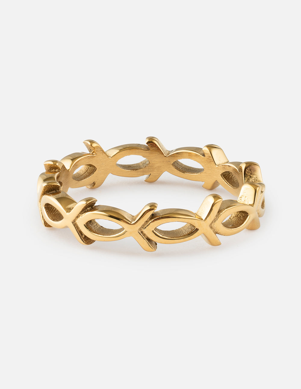 Bague poisson Jésus infini