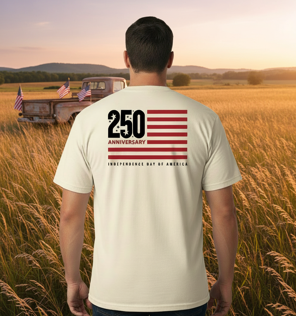 Drapeau du 250e anniversaire de l'Amérique