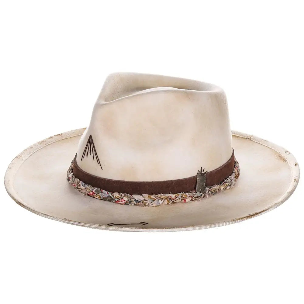 Justin Bonnie - Chapeau Fedora en Feutre de Laine