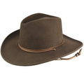 Bailey Joe Eder - Chapeau en feutre de laine LiteFelt de style Outback avec cache-oreilles
