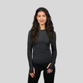 T-shirt de soleil à manches longues Laguna pour femme - Chiné