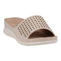 Sandales plates et confortables Julie Gold ornées pour femmes