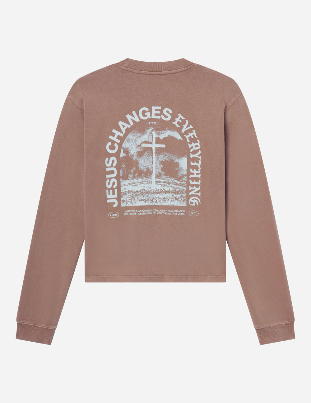 T-shirt épais "Jesus Changes Everything" LS