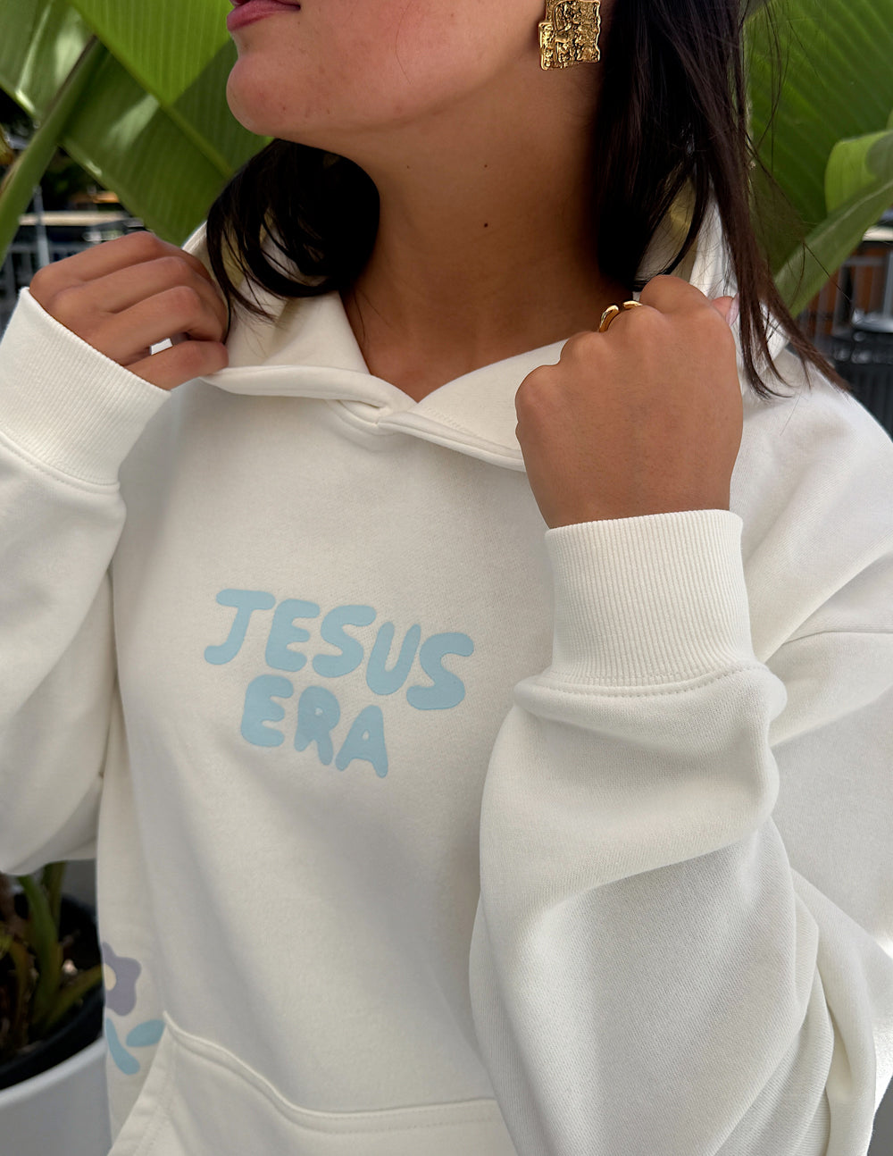 Sweat à capuche unisexe Jesus Era
