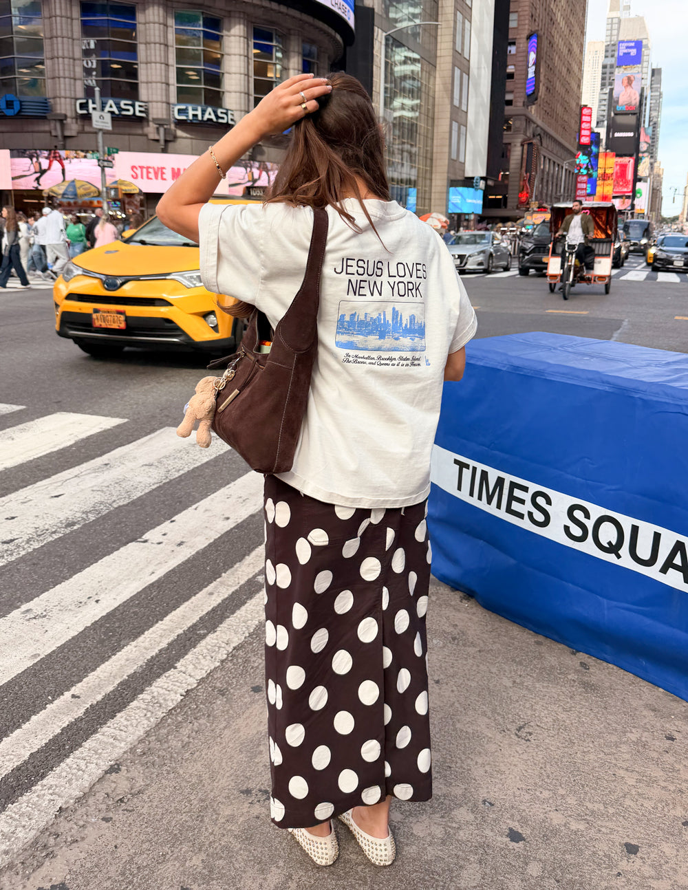 T-shirt épais "Jesus Loves New York"