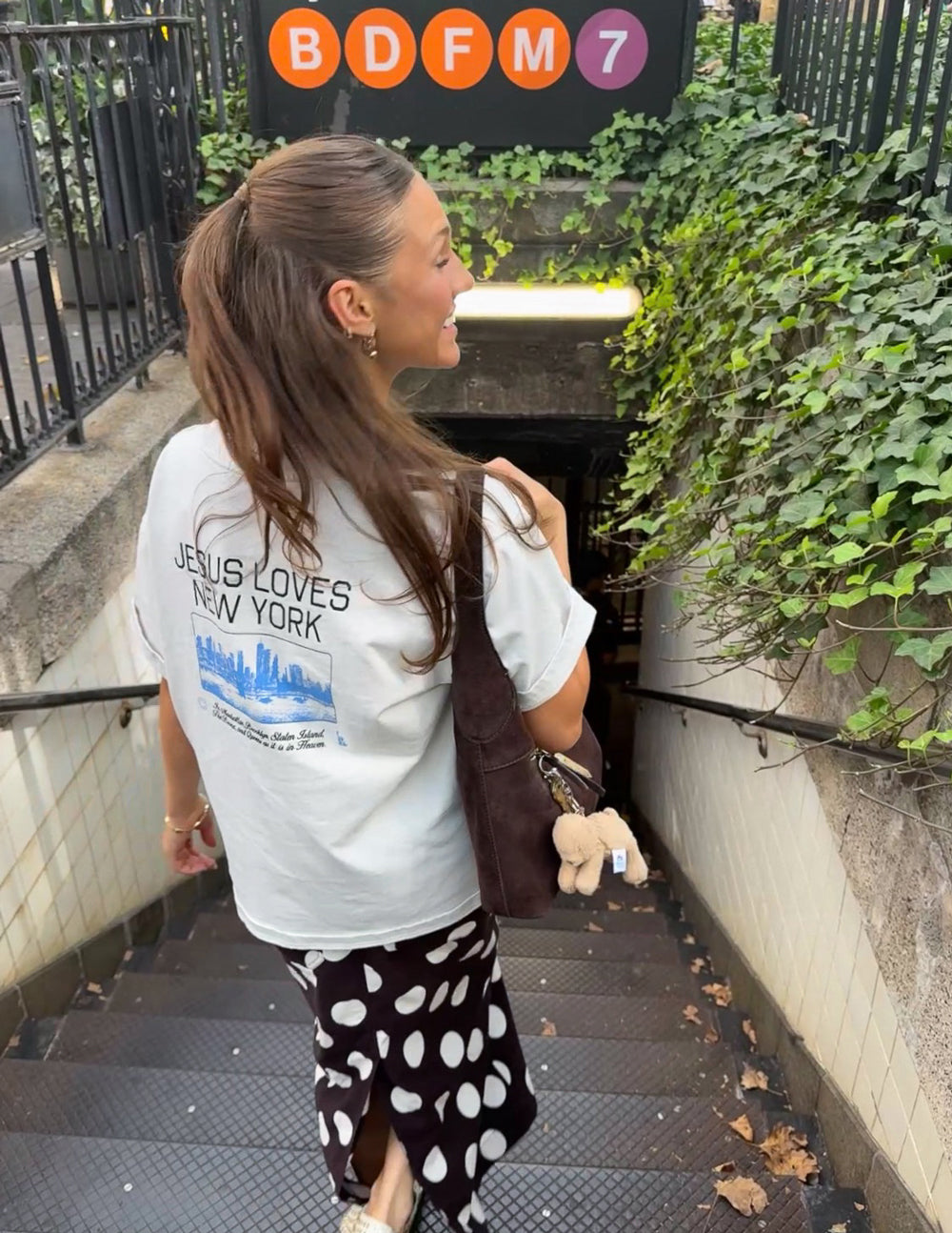 T-shirt épais "Jesus Loves New York"