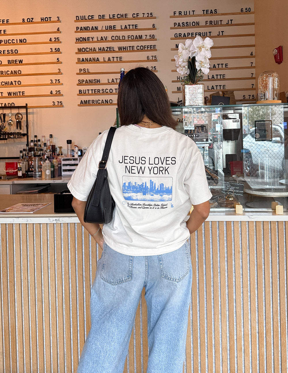 T-shirt épais "Jesus Loves New York"