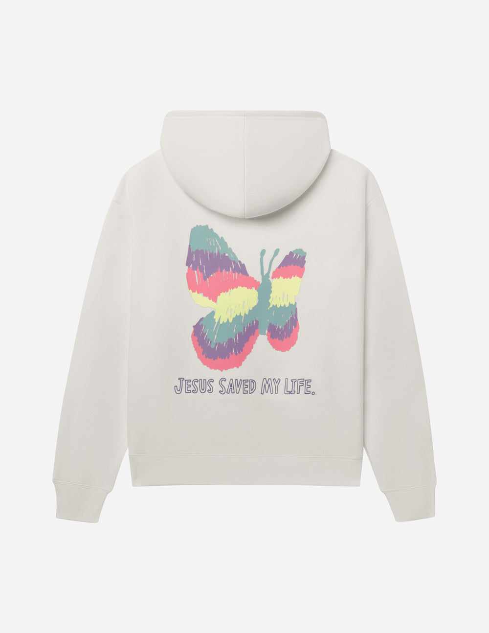 Sweat à Capuche Unisexe Jésus a Sauvé Ma Vie