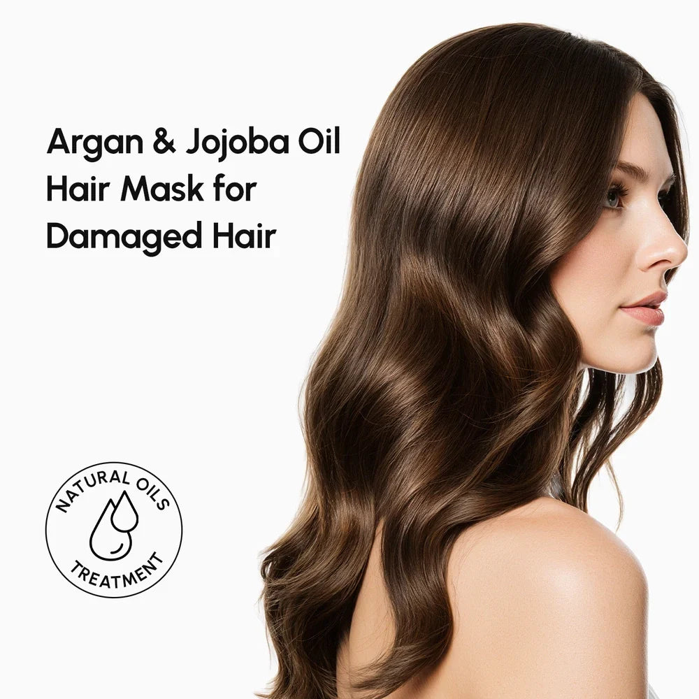 Masque Réparateur Cheveux à l'Huile d'Argan et Biotine
