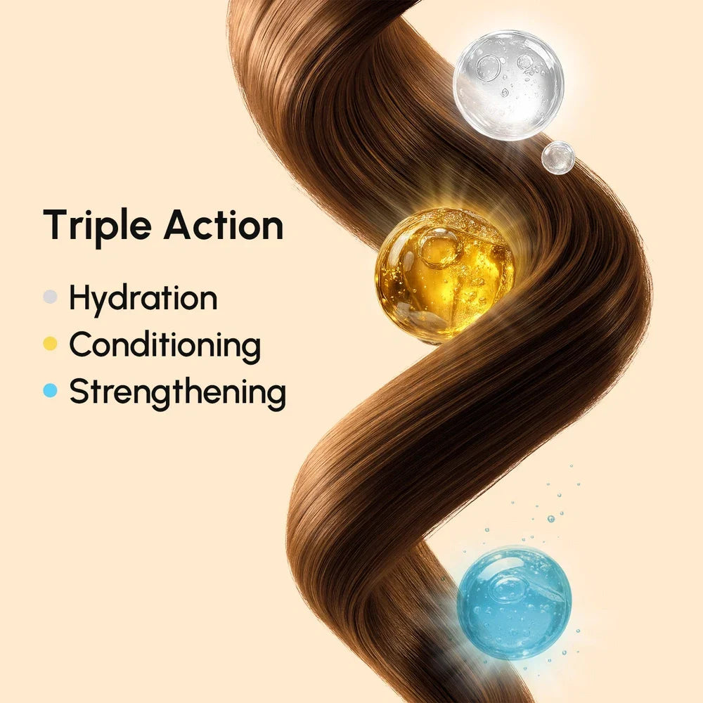 Masque Réparateur Cheveux à l'Huile d'Argan et Biotine