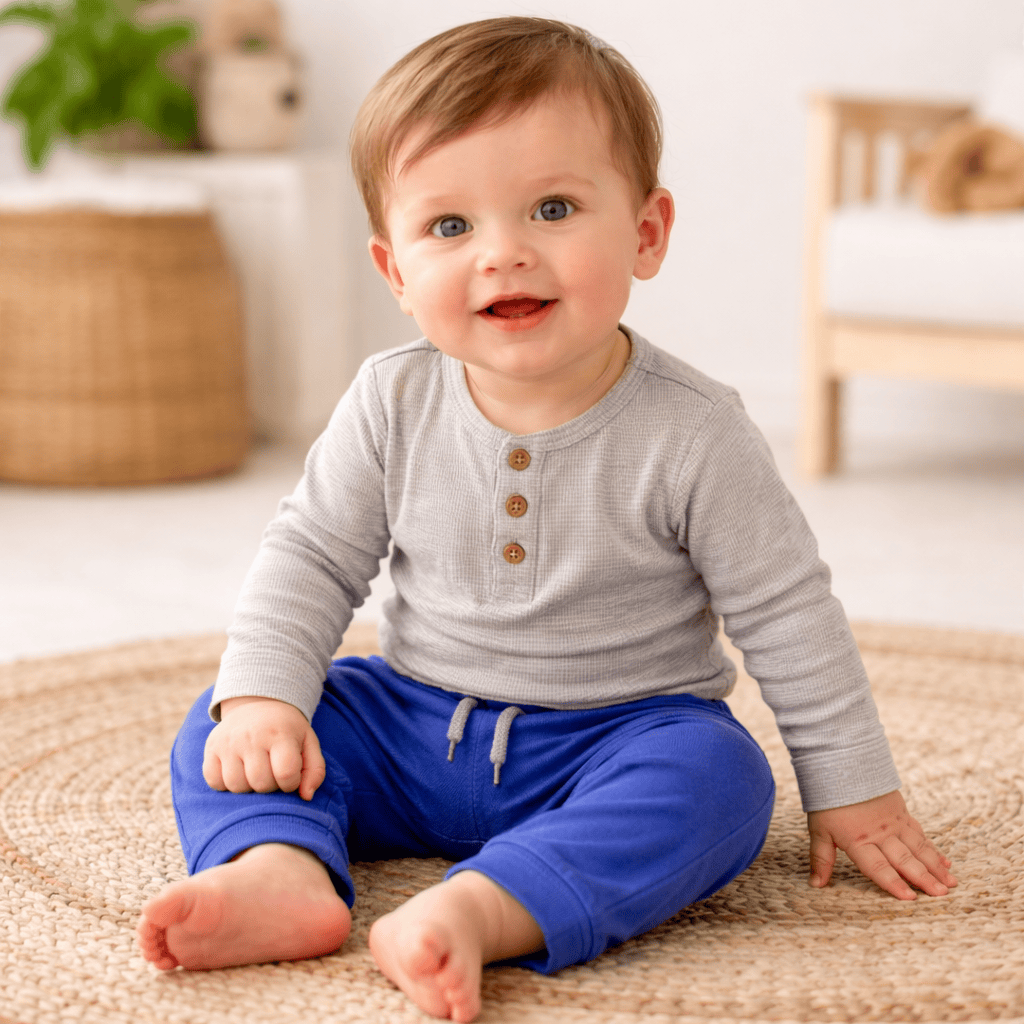 pantalon confortable | bleu royal