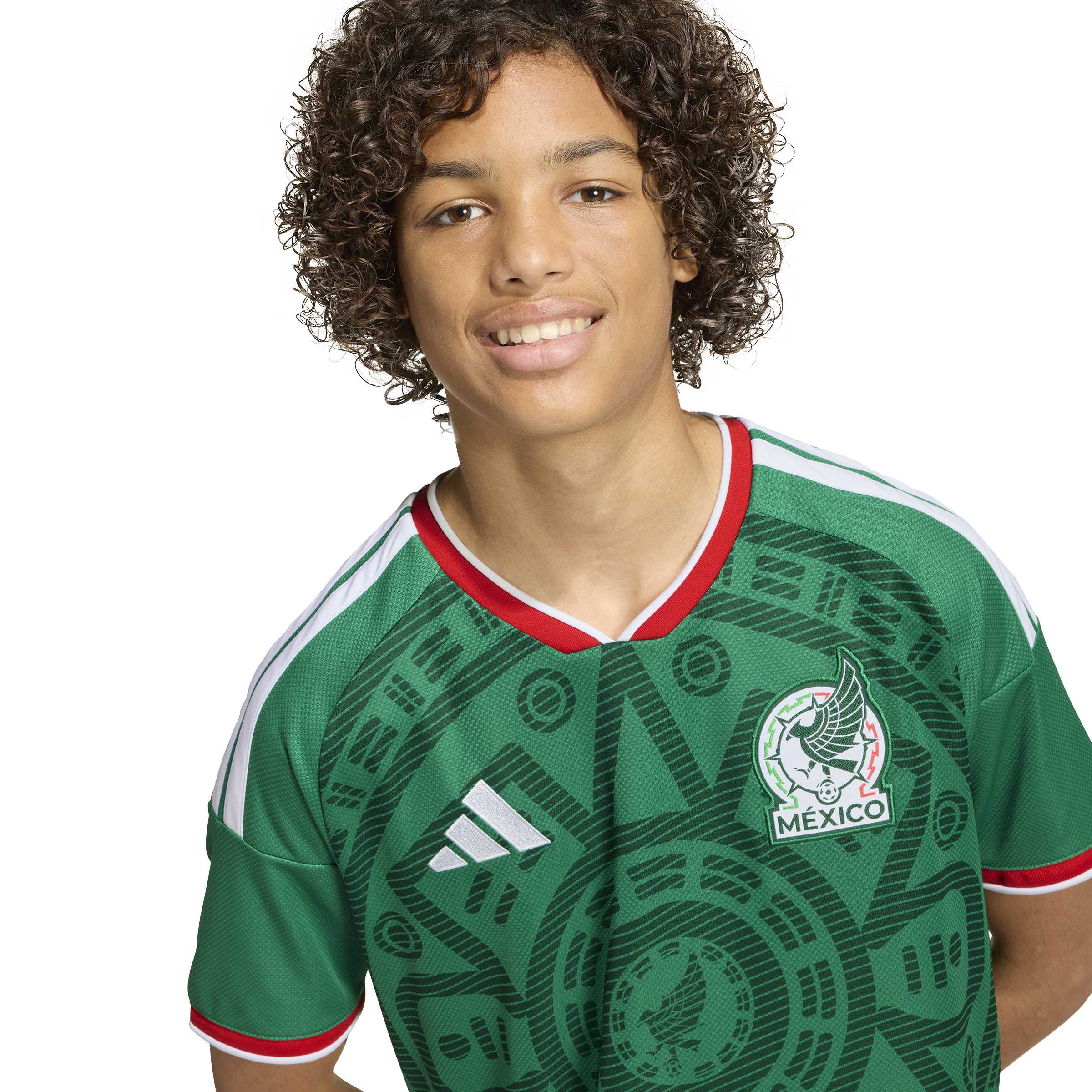 Maillot domicile Adidas Kids Mexique 26 - Vert