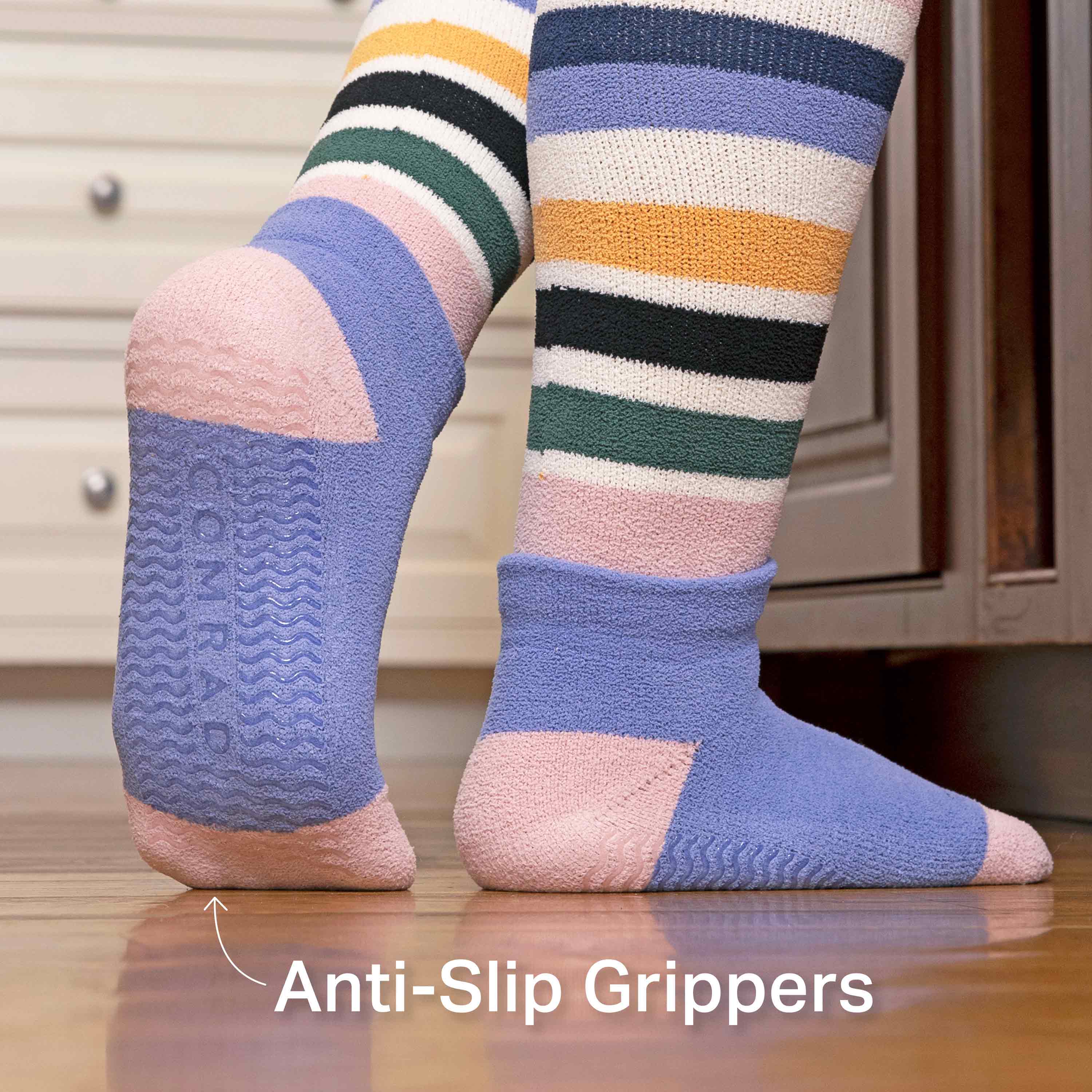 Chaussettes-chaussons de compression CozyGrip