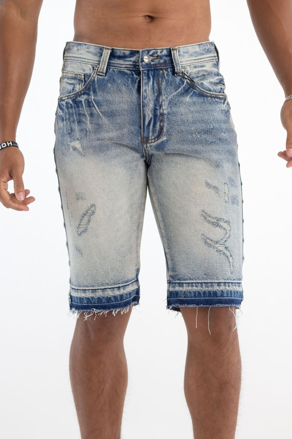 Short en jean Premium Kindred - Bleu