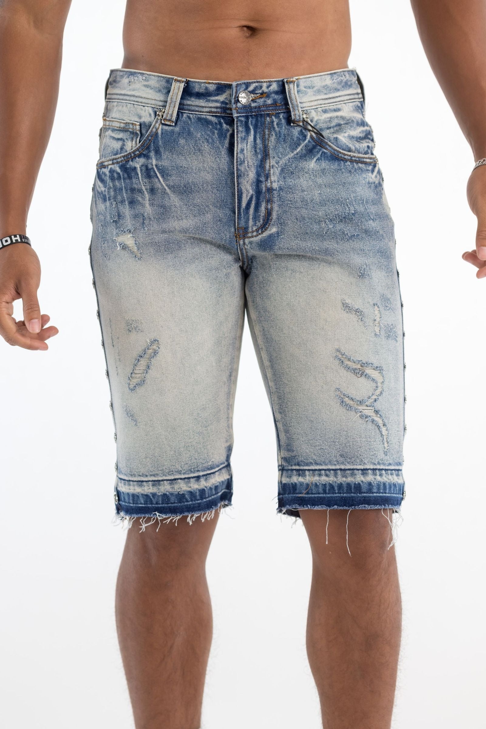 Short en jean Premium Kindred - Bleu