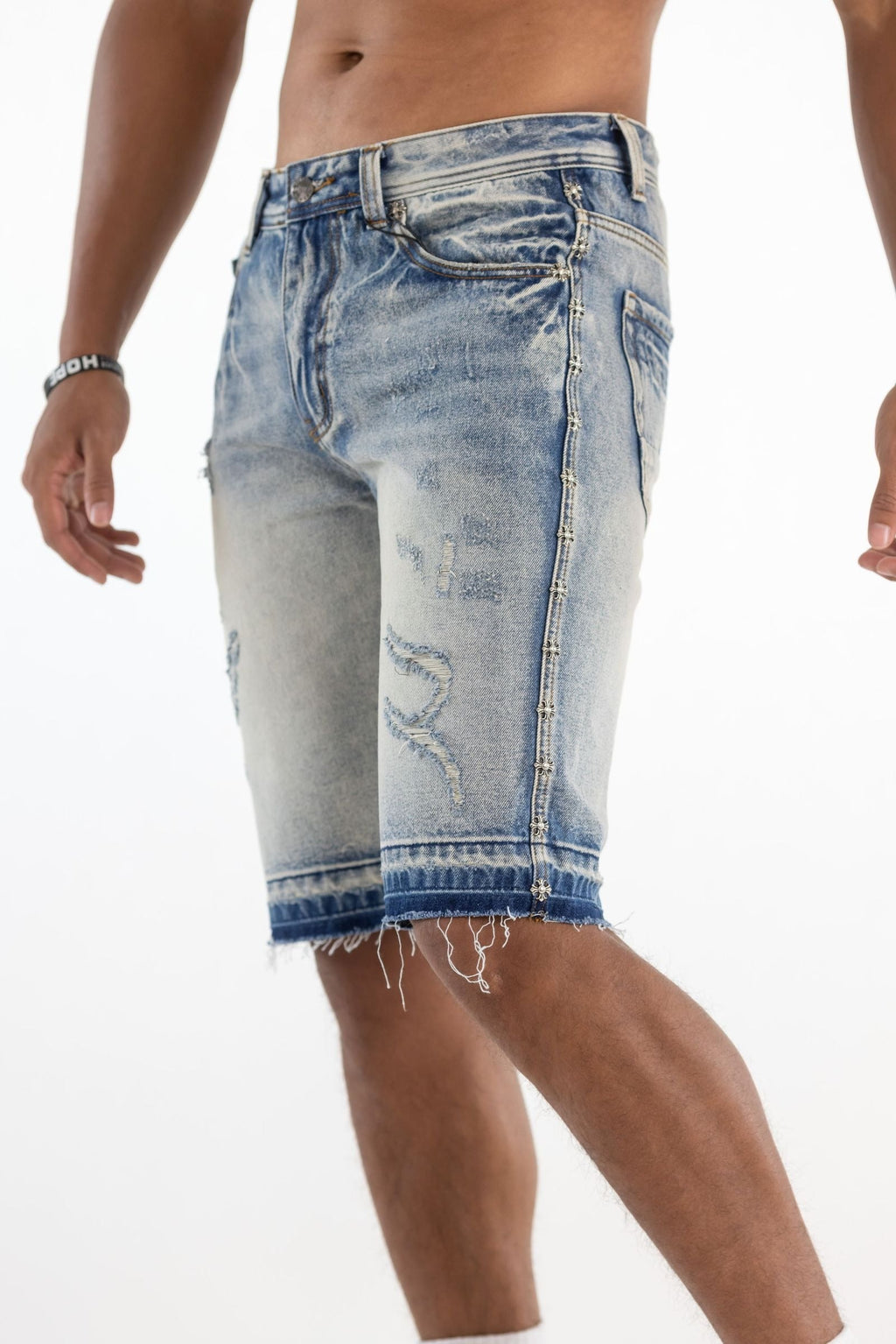 Short en jean Premium Kindred - Bleu