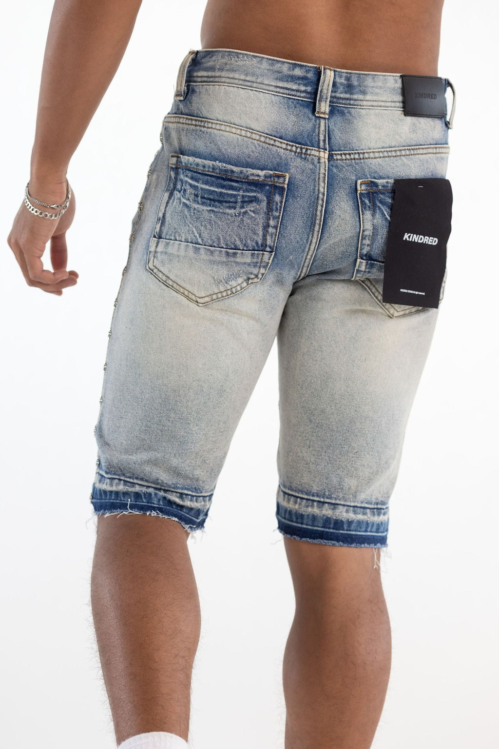 Short en jean Premium Kindred - Bleu